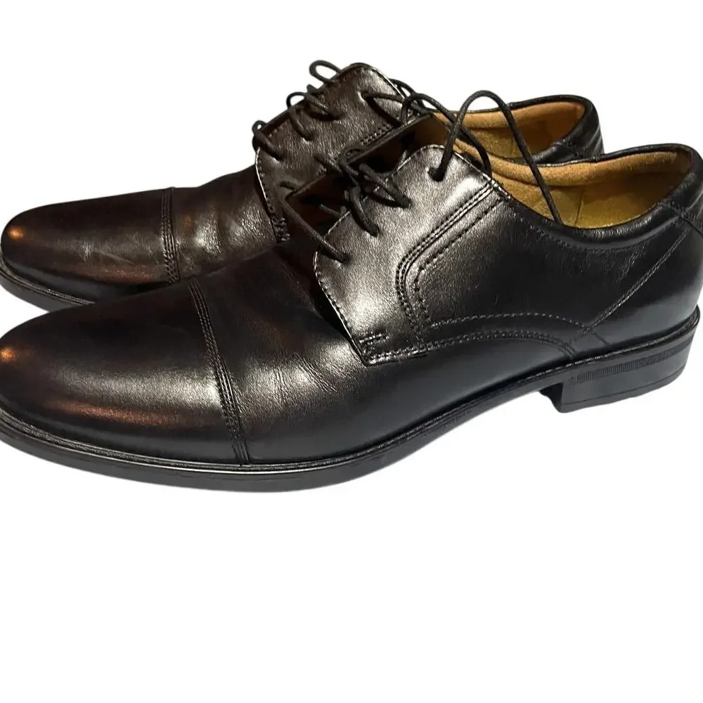 Florsheim brand men's black dress shoes size 11